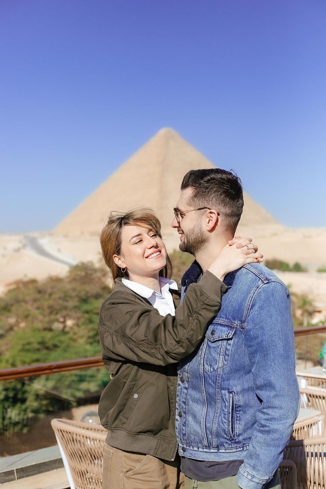 Tree Lounge Pyramids View Inn , Sphinx Giza Kafret el-Gabal エクステリア 写真