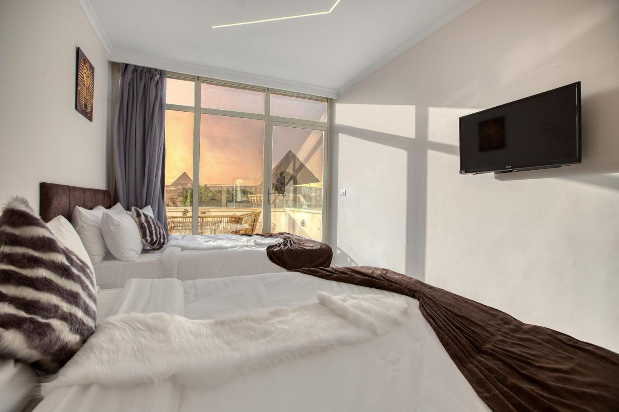 Tree Lounge Pyramids View Inn , Sphinx Giza Kafret el-Gabal エクステリア 写真