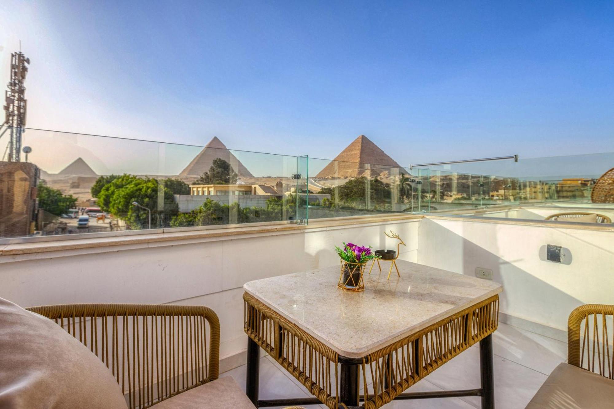 Tree Lounge Pyramids View Inn , Sphinx Giza Kafret el-Gabal エクステリア 写真