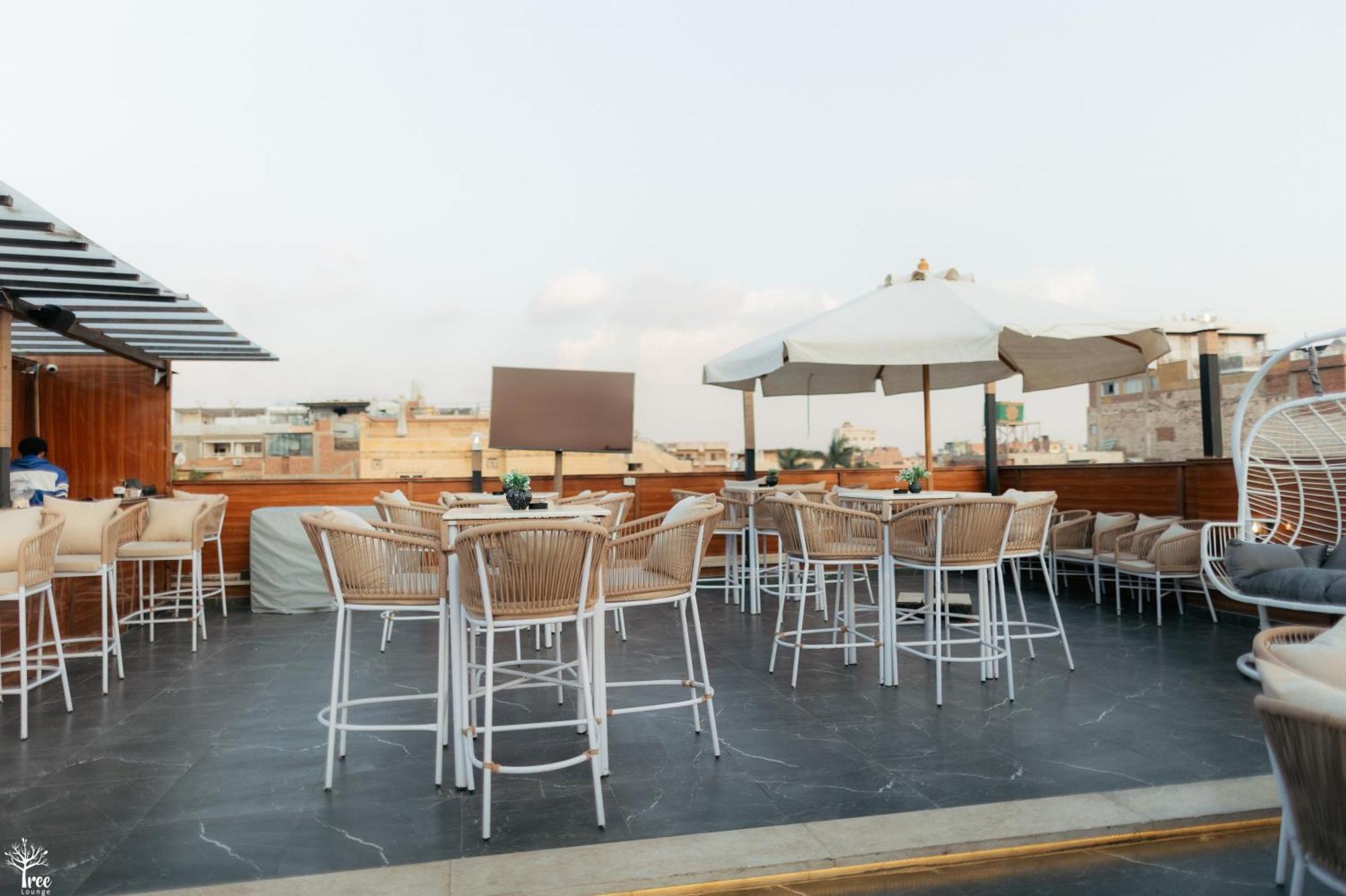 Tree Lounge Pyramids View Inn , Sphinx Giza Kafret el-Gabal エクステリア 写真